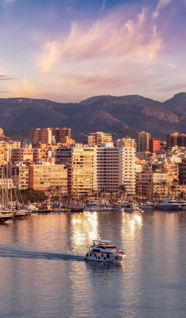 Scenic view of Cyprus coast and modern buildings, highlighting the benefits and rules of Cyprus Non-Dom status.
